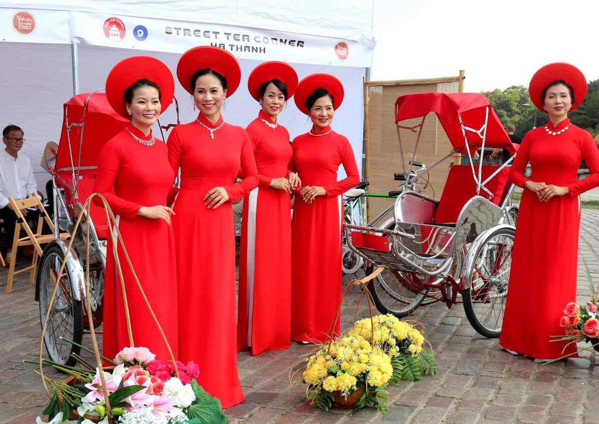 Tái hiện góc phố Hà Nội tại Ba Lan.  