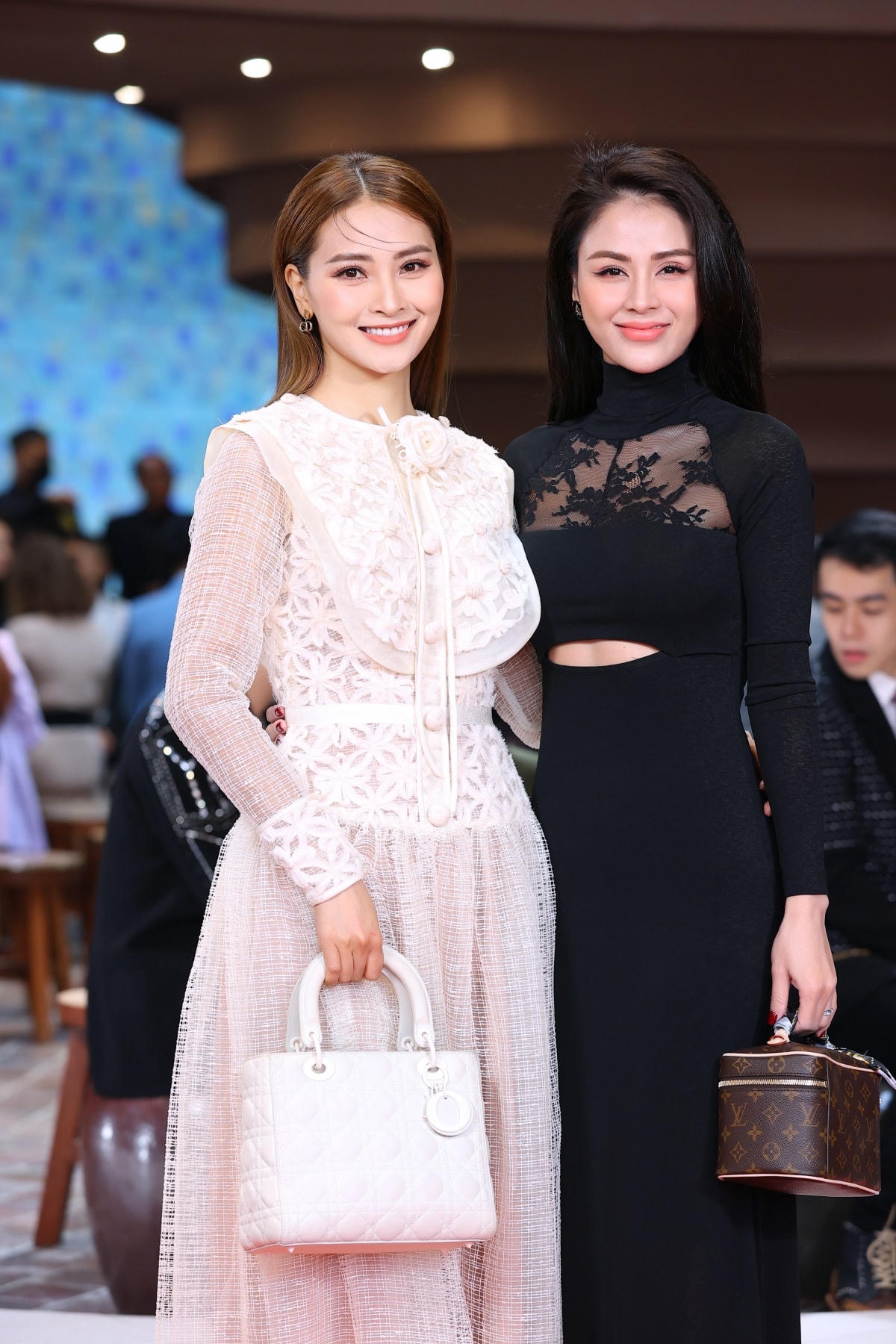 MC Mù Tạt và diễn viên Lương Thu Trang.