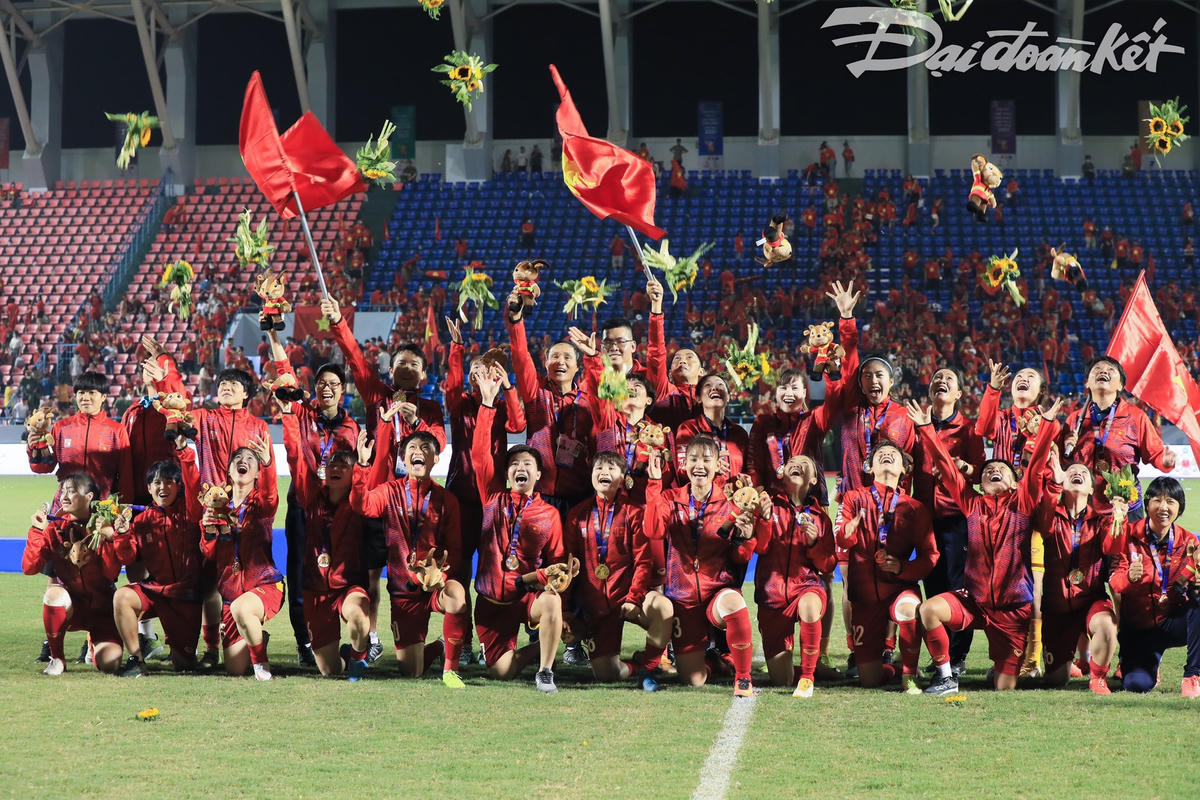 Đội tuyển nữ Việt Nam đã giành HCV SEA Games thứ 3 liên tiếp, HCV thứ 7 tại SEA Games.