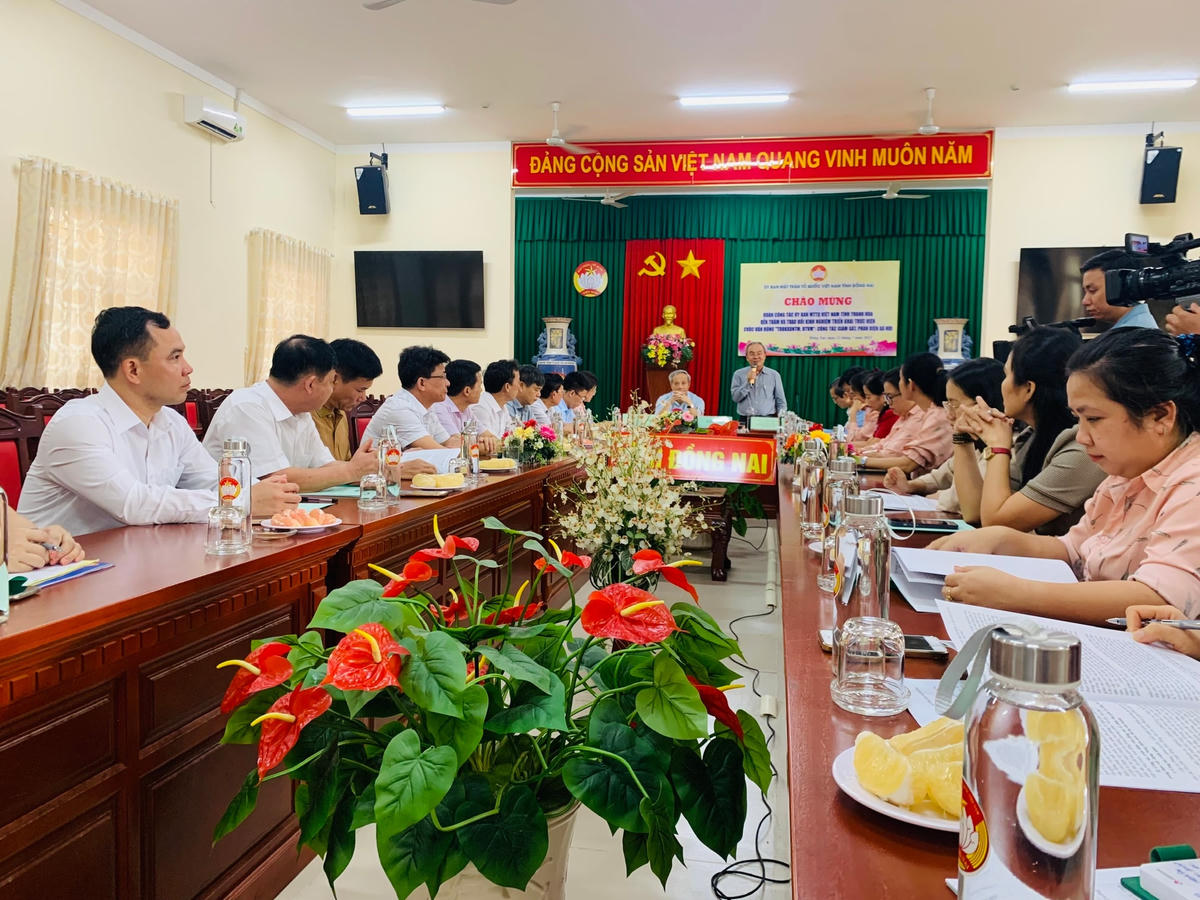 MTTQ Việt Nam tỉnh Đồng Nai cùng với MTTQ Việt Nam tỉnh Thanh Hóa tích cực phối hợp trong nhiều chương trình hành động. 