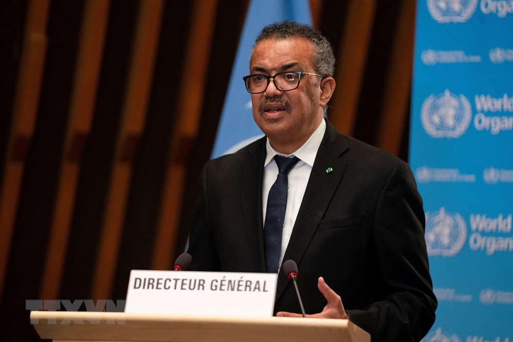 Tổng Giám đốc WHO Tedros Adhanom Ghebreyesus. (Ảnh: AFP/TTXVN).