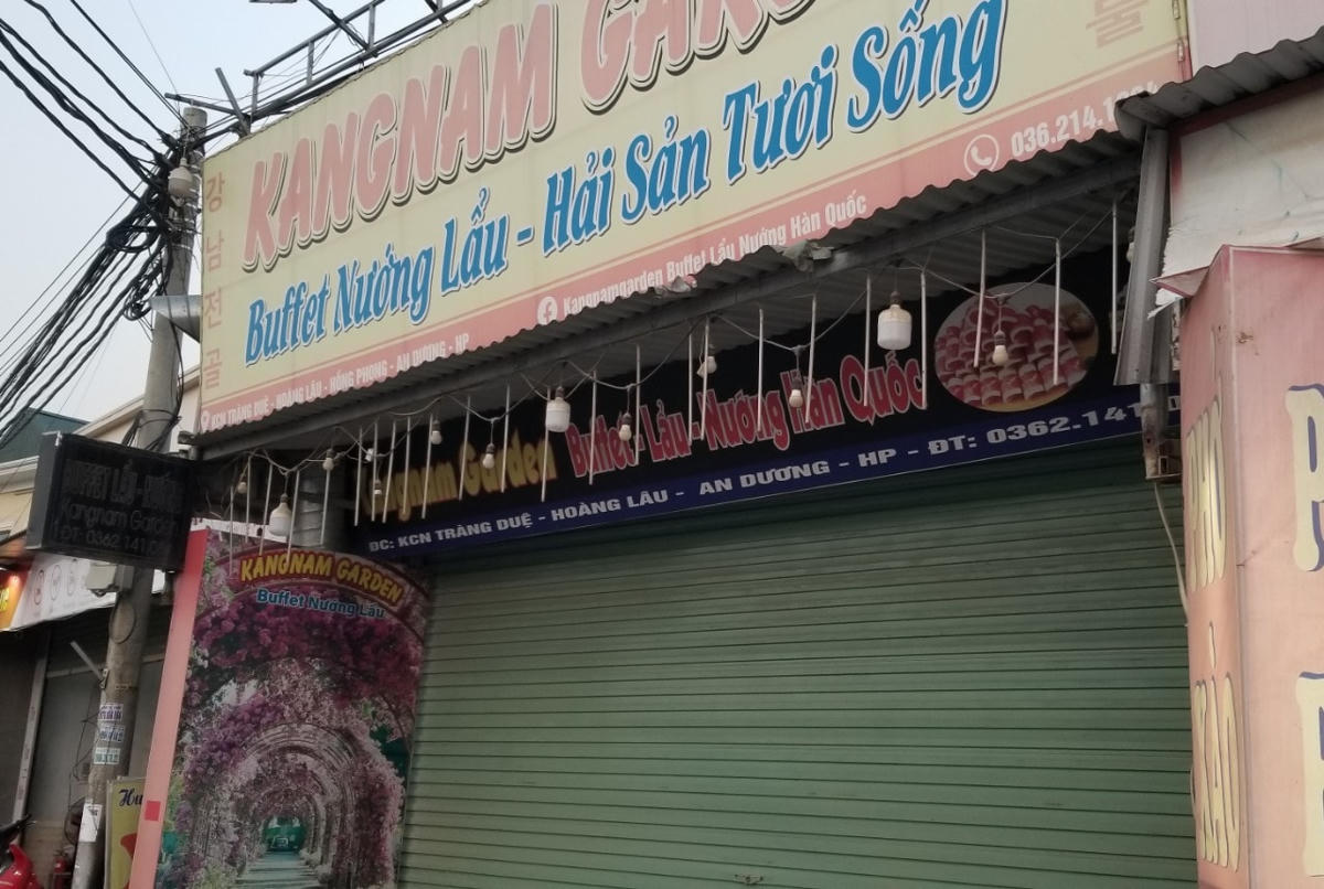Quán ăn bị nổ bình gas đã tạm thời ngừng kinh doanh.