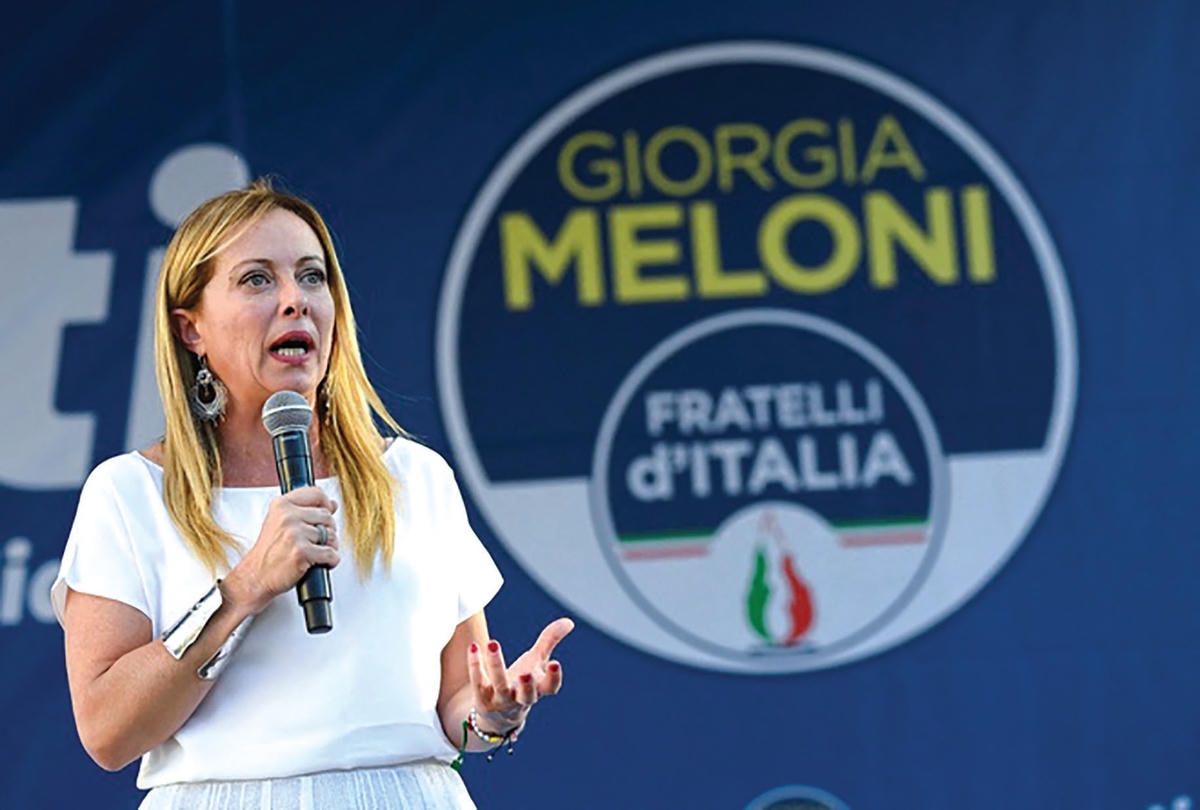 Bà Giorgia Meloni.  