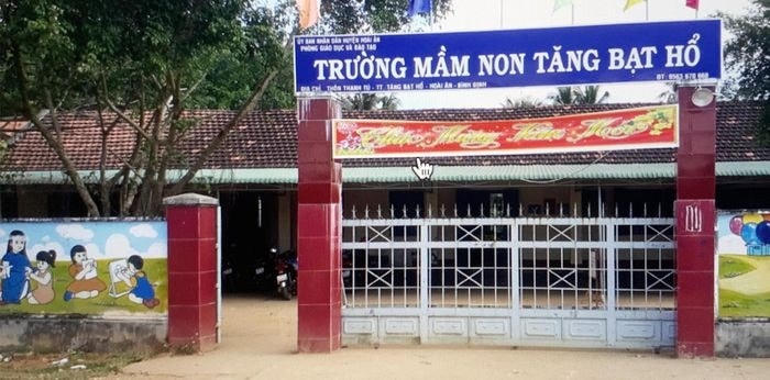 Trường mầm non Tăng Bạt Hổ. Ảnh: G.X / Vietnamnet.