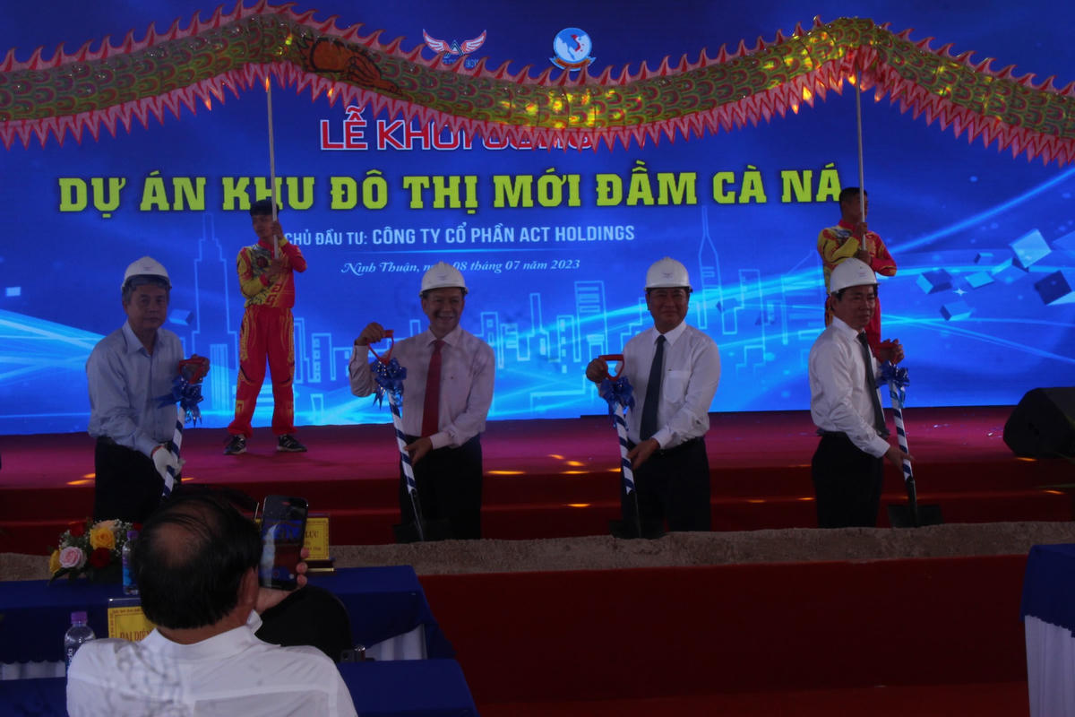 Khởi công Dự án Khu đô thị mới Đầm Cà Ná.