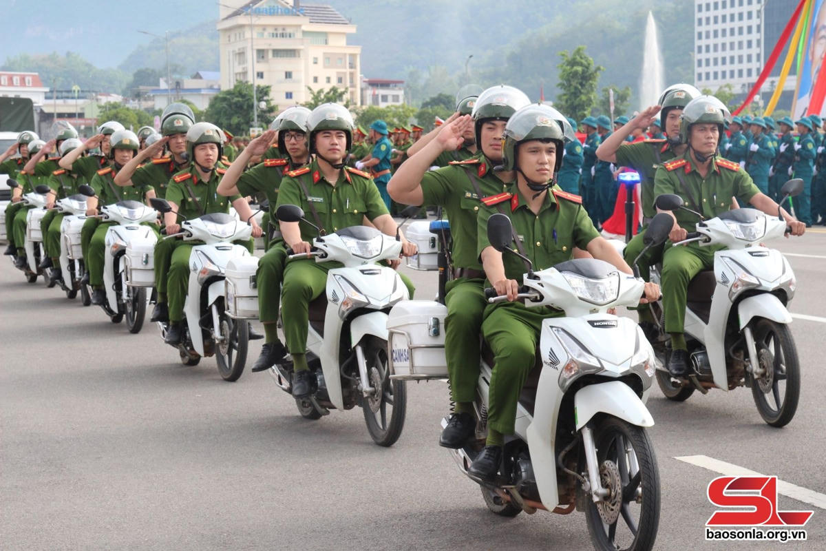 Mô tô chuyên dụng trang bị cho Công an xã, phường.