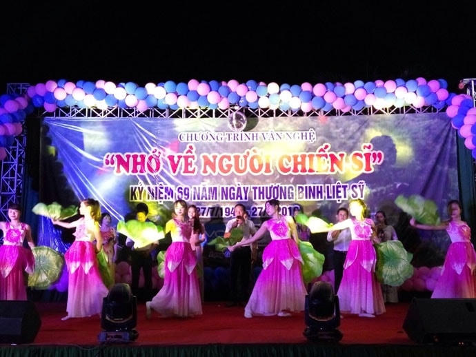 Chương trình giao lưu nghệ thuật: "Ta tự hào đi lên - Việt Nam" hướng đến Kỷ niệm Ngày Thương binh Liệt sĩ 27-7. Ảnh: Minh họa.