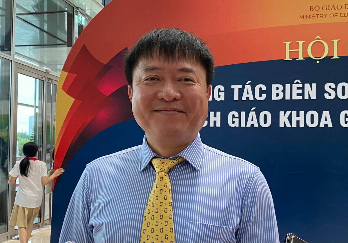 Ông Lê Hoàng Hải, Phó Tổng Giám đốc Nhà xuất bản Giáo dục Việt Nam.