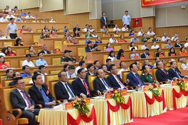 Toàn cảnh lễ phát động hưởng ứng Tháng hành động vì người cao tuổi Việt Nam 2022. 