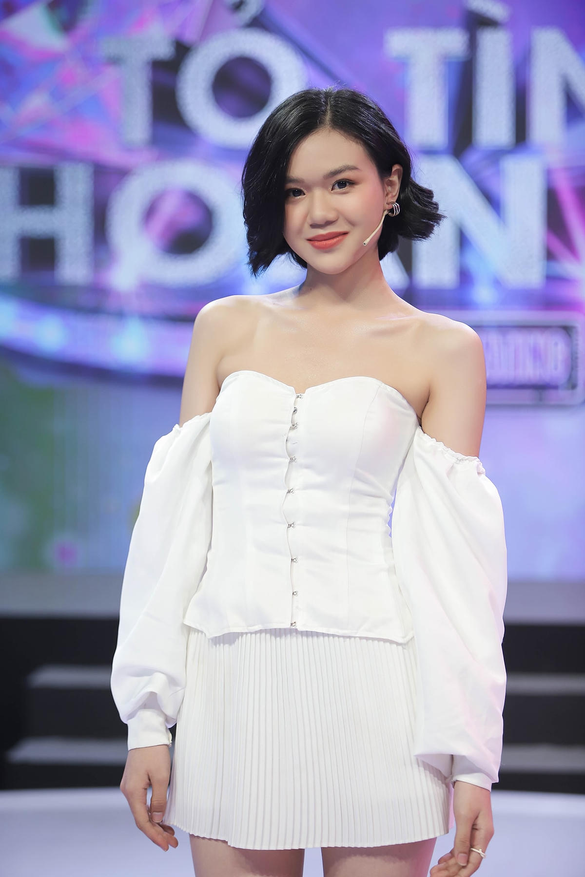 Nữ chinh Kiều Trinh khiến dàn khách mời “lác mắt” vì chiều cao 1m74 vô cùng ấn tượng. Ảnh: Perfect Universe.