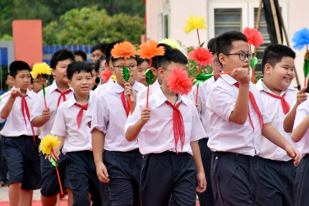 Tiếng trống khai giảng năm học 2023-2024 rộn ràng trên khắp cả nước