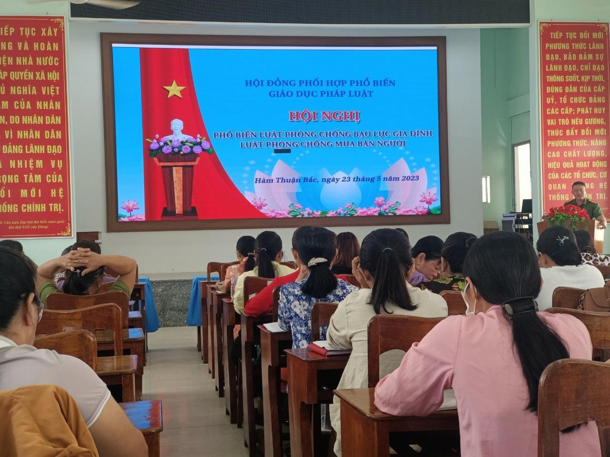 Quang cảnh buổi tập huấn.