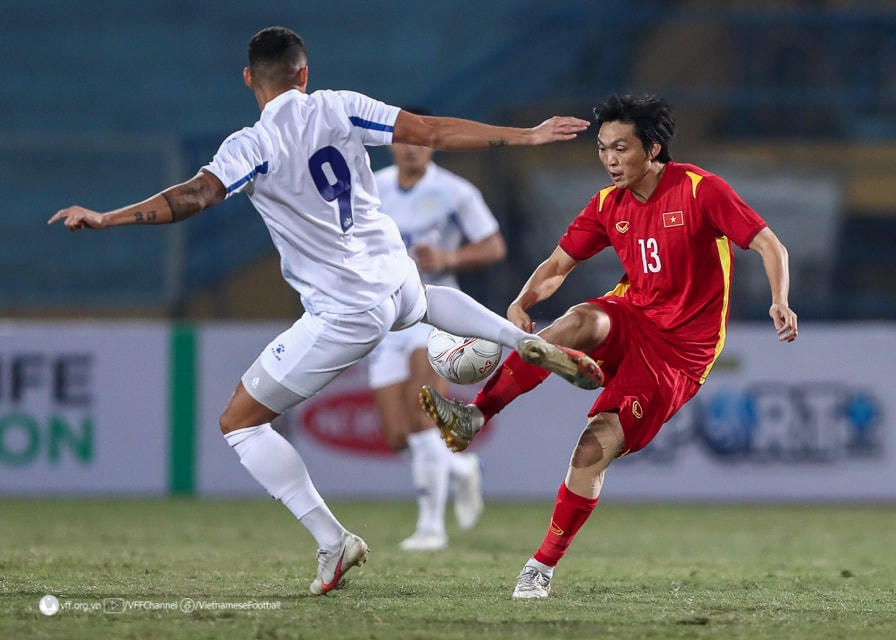 Đội tuyển Việt Nam từng thắng Philippines 1-0 trong trận giao hữu cuối tháng 12 năm ngoái.