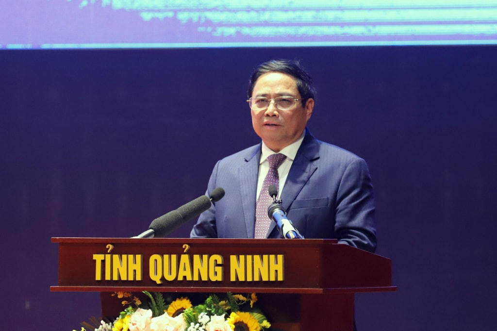 Thủ tướng Chính phủ Phạm Minh Chính phát biểu tại Hội nghị.