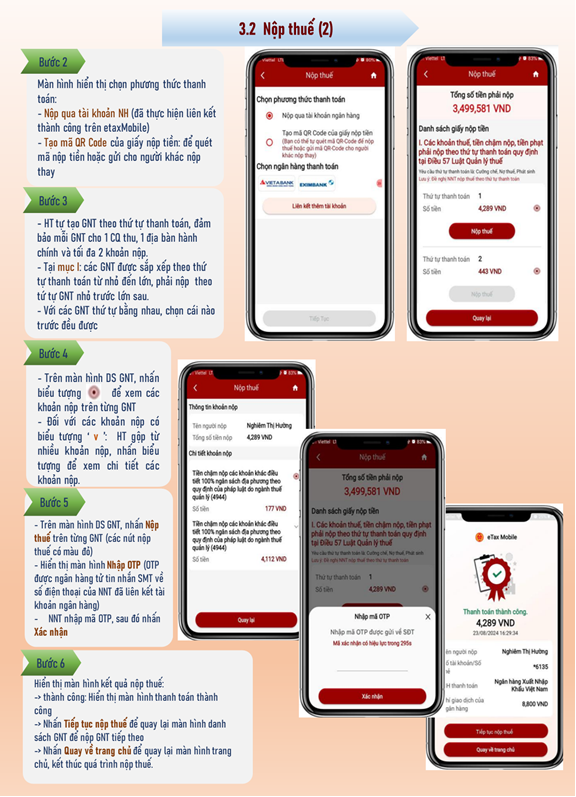 Etaxmobile - tiện ích thuế số cho mọi cá nhân