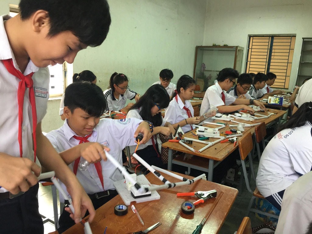 Hướng nghiệp cho học sinh ngay từ bậc THCS     Ảnh: TL.