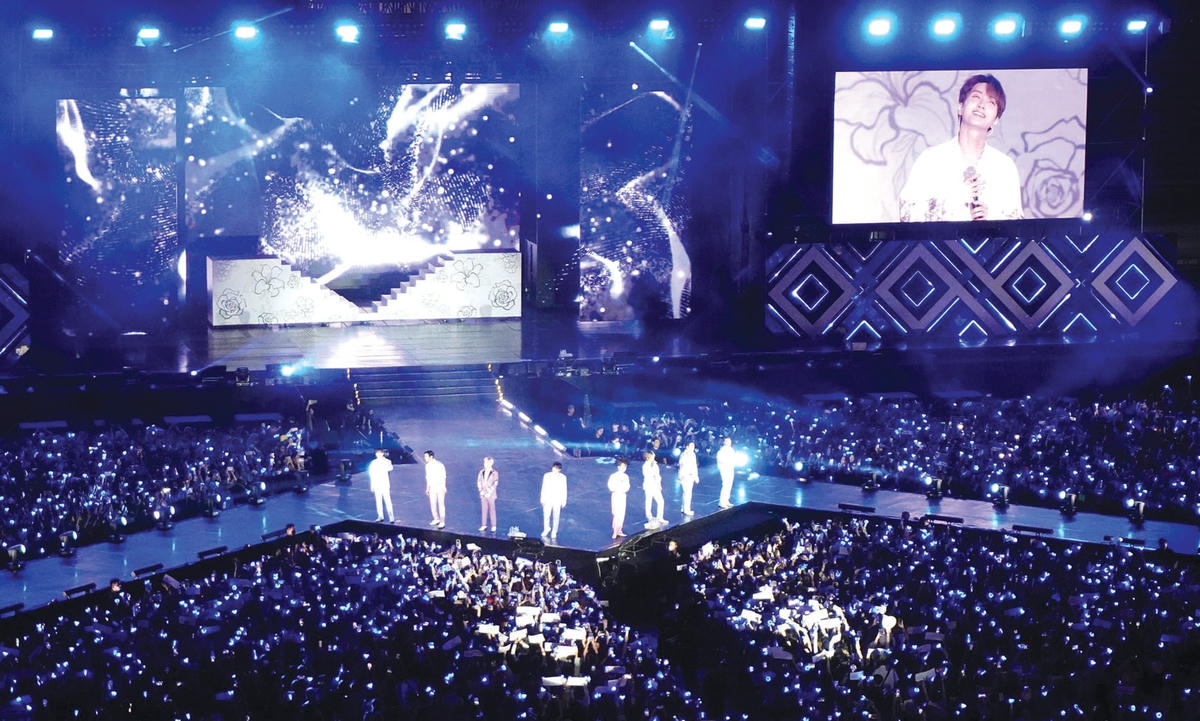 Show "Super Junior World Tour - Super Show 9: Road" của Super Junior tổ chức tại TPHCM 3/2023 thu hút hơn 15.000 người.  