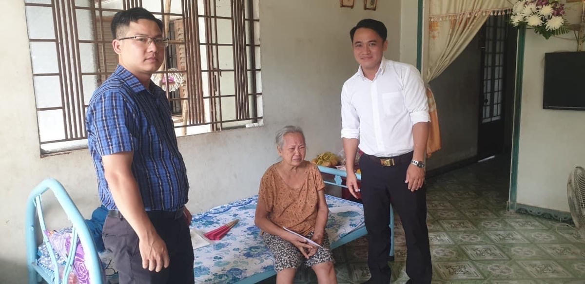Một hoạt động hỗ trợ người nghèo ở TP Thuận An.