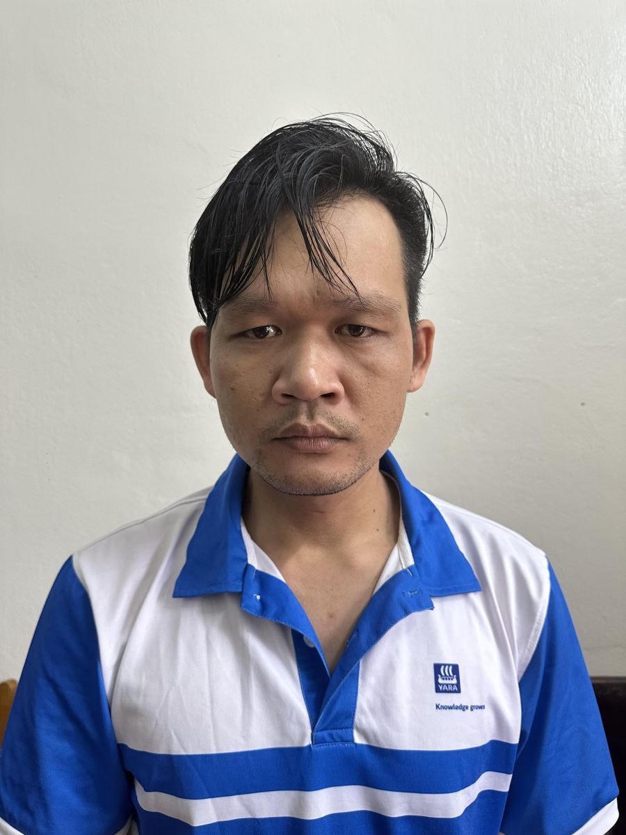 Bùi Duy Khánh tại cơ quan điều tra.