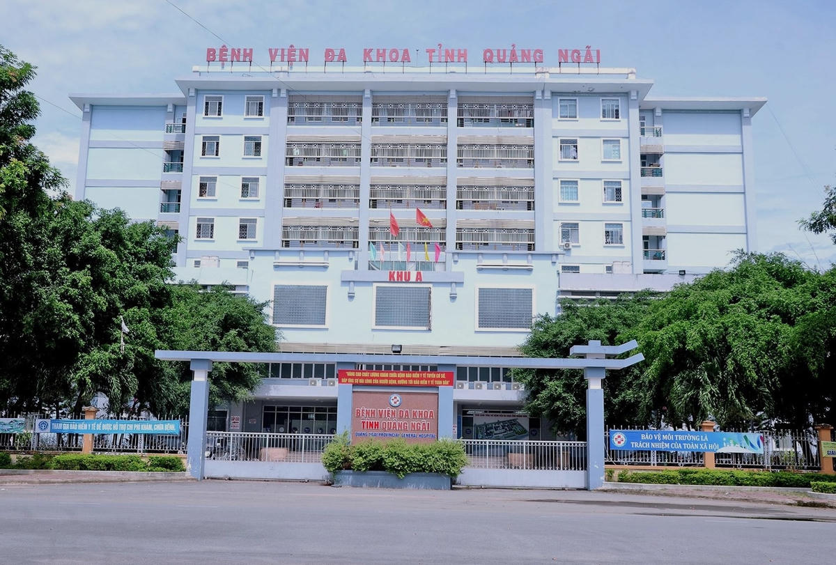 BVĐK Quảng Ngãi nơi có số bác sĩ thôi việc nhiều. (Ảnh CTV).