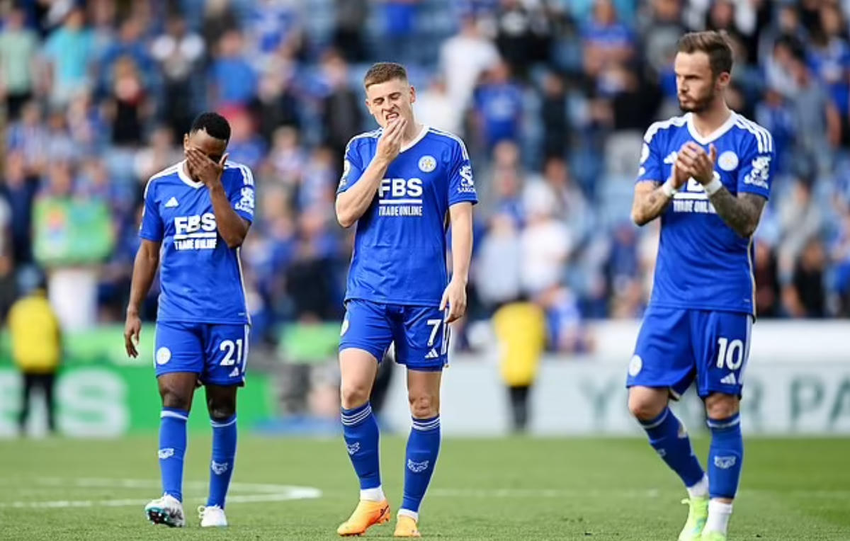 Một số cầu thủ nhiều khả năng sẽ ra đi như Harvey Barnes (giữa) và James Maddison (phải). Ảnh: Getty.
