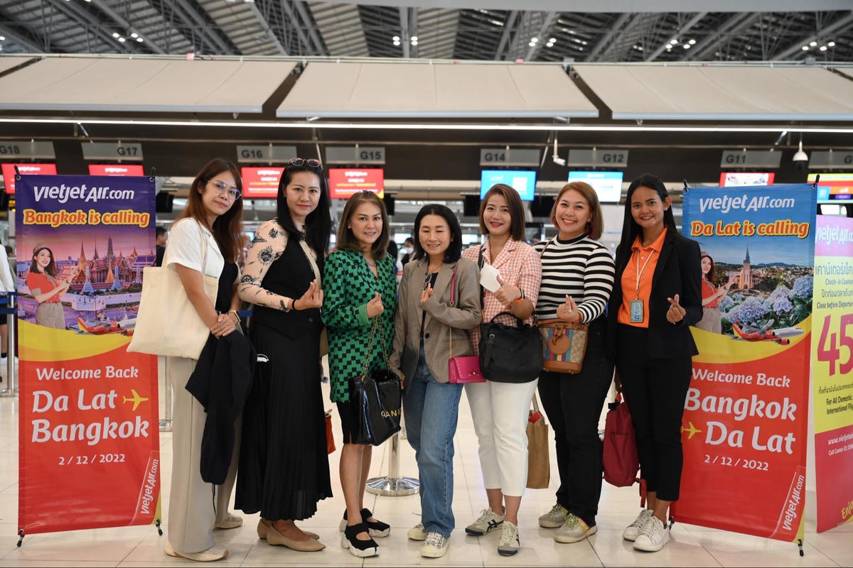 Vietjet khôi phục đường bay thẳng duy nhất giữa Đà Lạt và Băng Cốc với giá chỉ từ 360.000đ