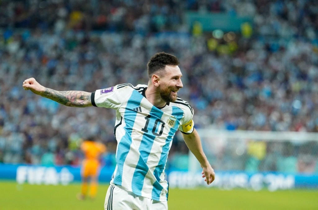 Messi đang tận hưởng hành trình đầy thách thức nhưng cũng nhiều niềm vui. Ảnh: Getty.