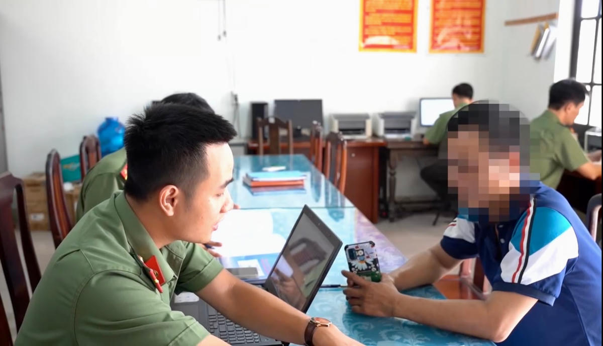 Ông N.Q.T. làm việc với cơ quan Công an.