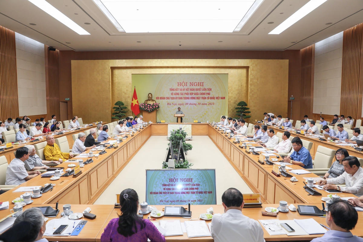 Thủ tướng Chính phủ Phạm Minh Chính phát biểu tại Hội nghị. Ảnh: Quang Vinh.