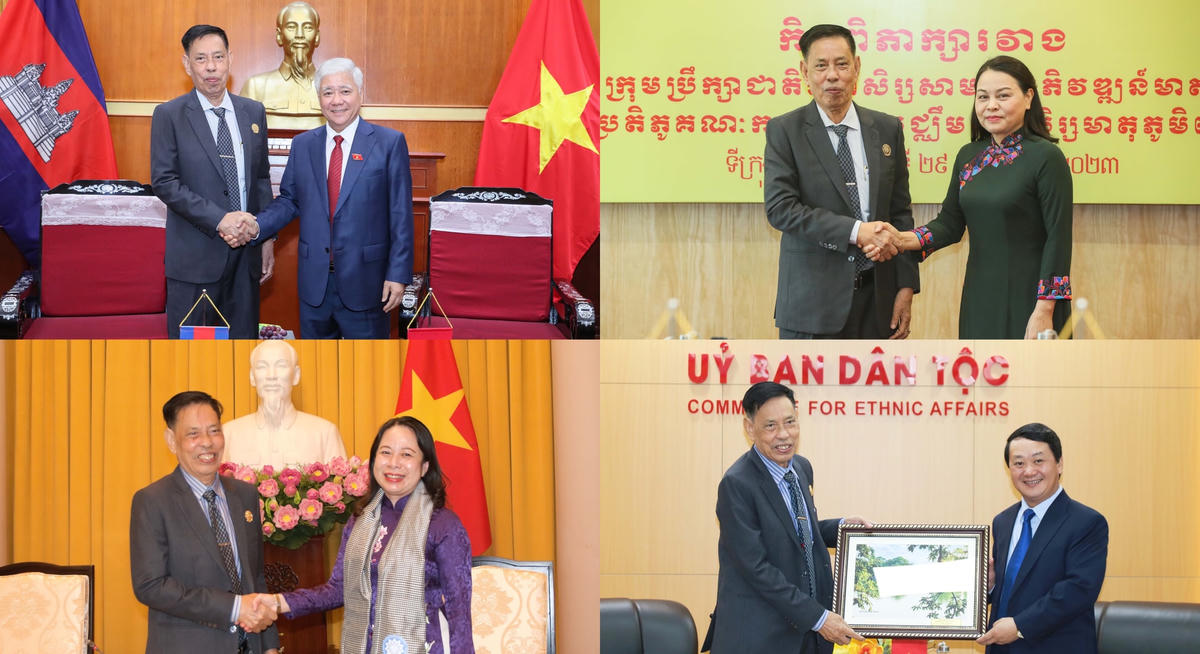 Đoàn đại biểu cấp cao Hội đồng Quốc gia Mặt trận Đoàn kết Phát triển Tổ quốc Campuchia kết thúc tốt đẹp chuyến công tác tại Việt Nam.