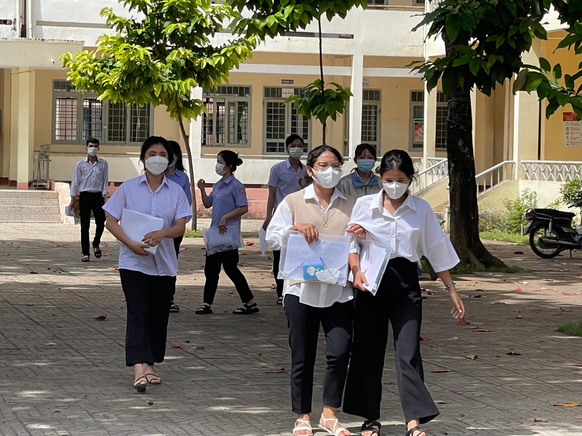 Thi sinh Đắk Lắk tham gia kỳ thi tốt nghiệp THPT.