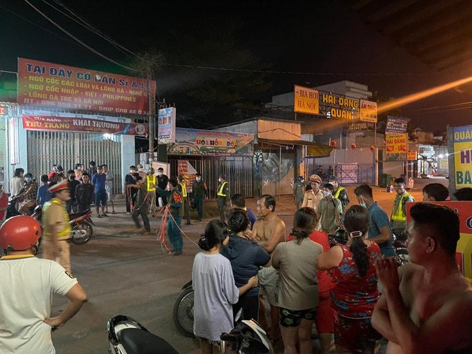 Hiện trường vụ án mạng.