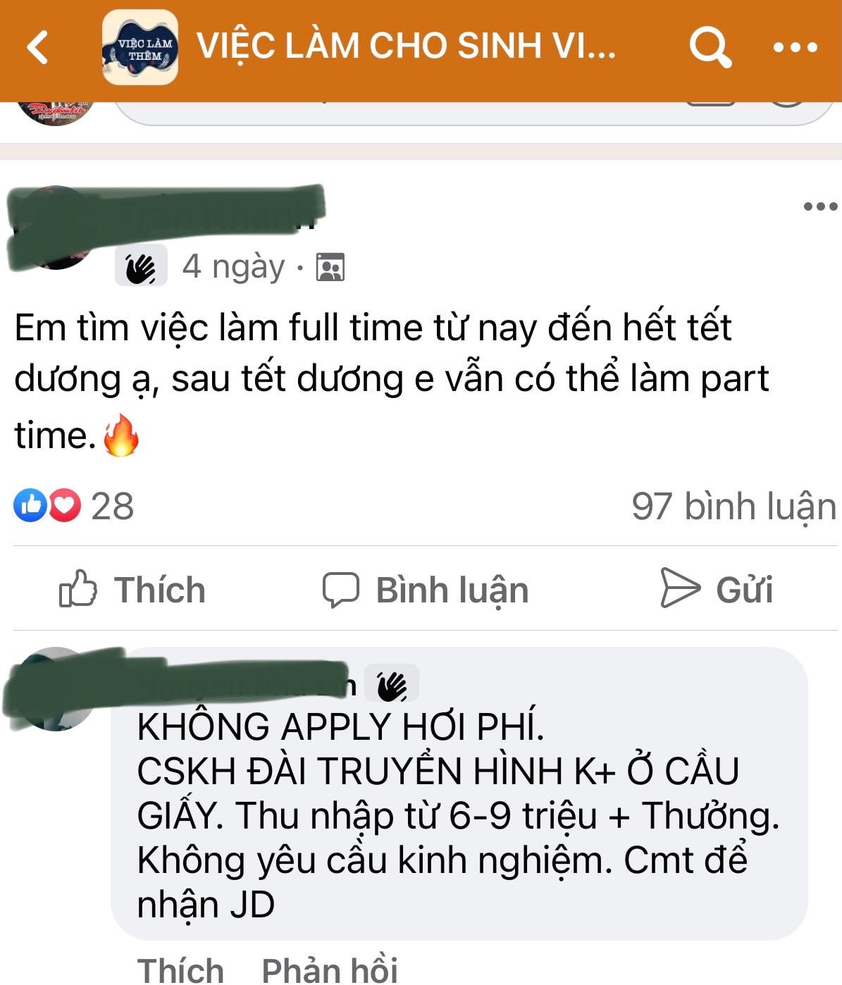 Kiếm tiền tiêu Tết, sinh viên tránh sập bẫy làm thêm