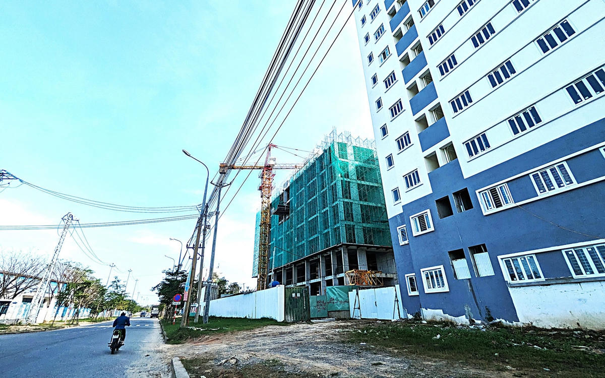 Dự án chung cư nhà ở xã hội Khu công nghiệp Hòa Khánh (Đà Nẵng). Ảnh: Tấn Lực.
