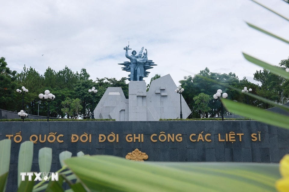 Nghĩa trang liệt sỹ Quốc gia Đường 9. (Ảnh: Dương Giang/TTXVN)