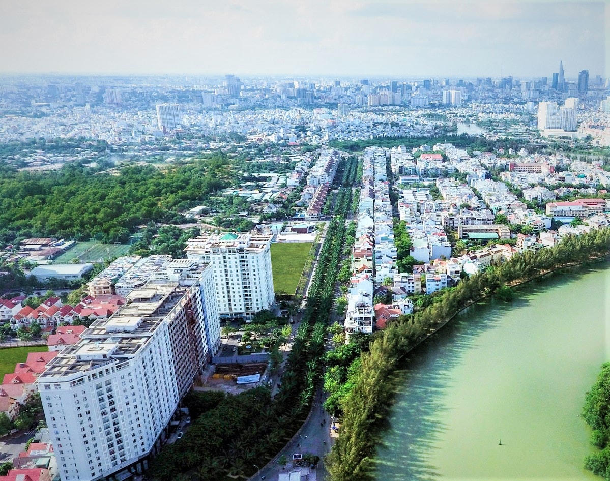 Khu dân cư Trung Sơn (huyện Bình Chánh) có nơi giá đất đã tới 125 triệu đồng/m2.