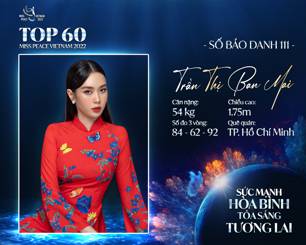 Thí sinh Trần Thị Ban Mai.