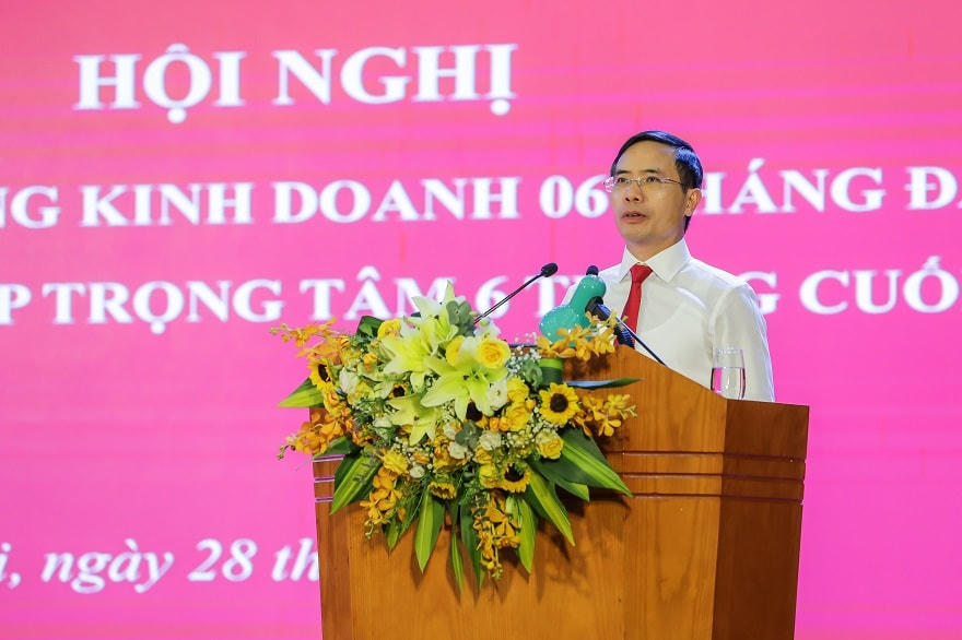 Ông Phạm Đức Ấn - Bí thư Đảng ủy, Chủ tịch Hội đồng thành viên Agribank phát biểu chỉ đạo Hội nghị.