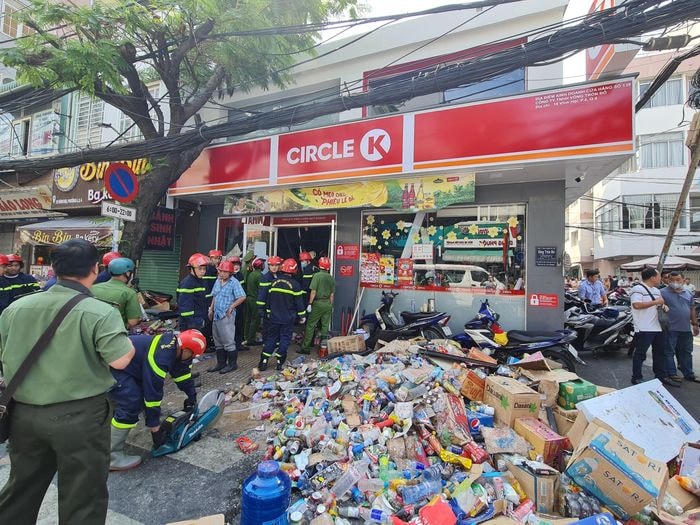Hiện trường vụ việc.