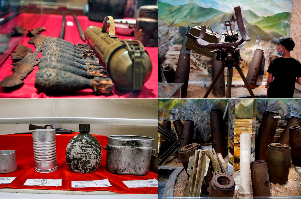 Theo Ban quản lý Khu di tích, bảo tàng đang lưu giữ hơn 1.000 hiện vật của TNXP tại chiến trường Ngã ba Đồng Lộc trong kháng chiến chống Mỹ cứu nước. Những viên đạn cối hay vật dụng như bi đông, ca uống nước, âu đựng cơm... được Ban quản lý bảo quản, chú thích rõ ràng cho du khách thuận tiện tham quan.