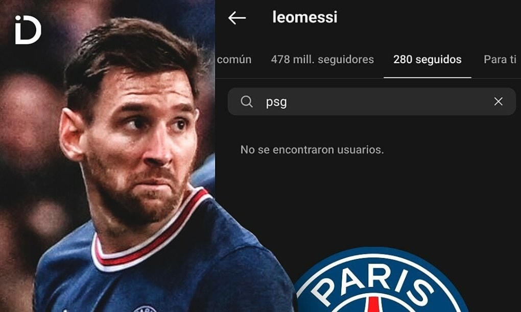 Messi bỏ theo dõi trang Instagram của PSG.
