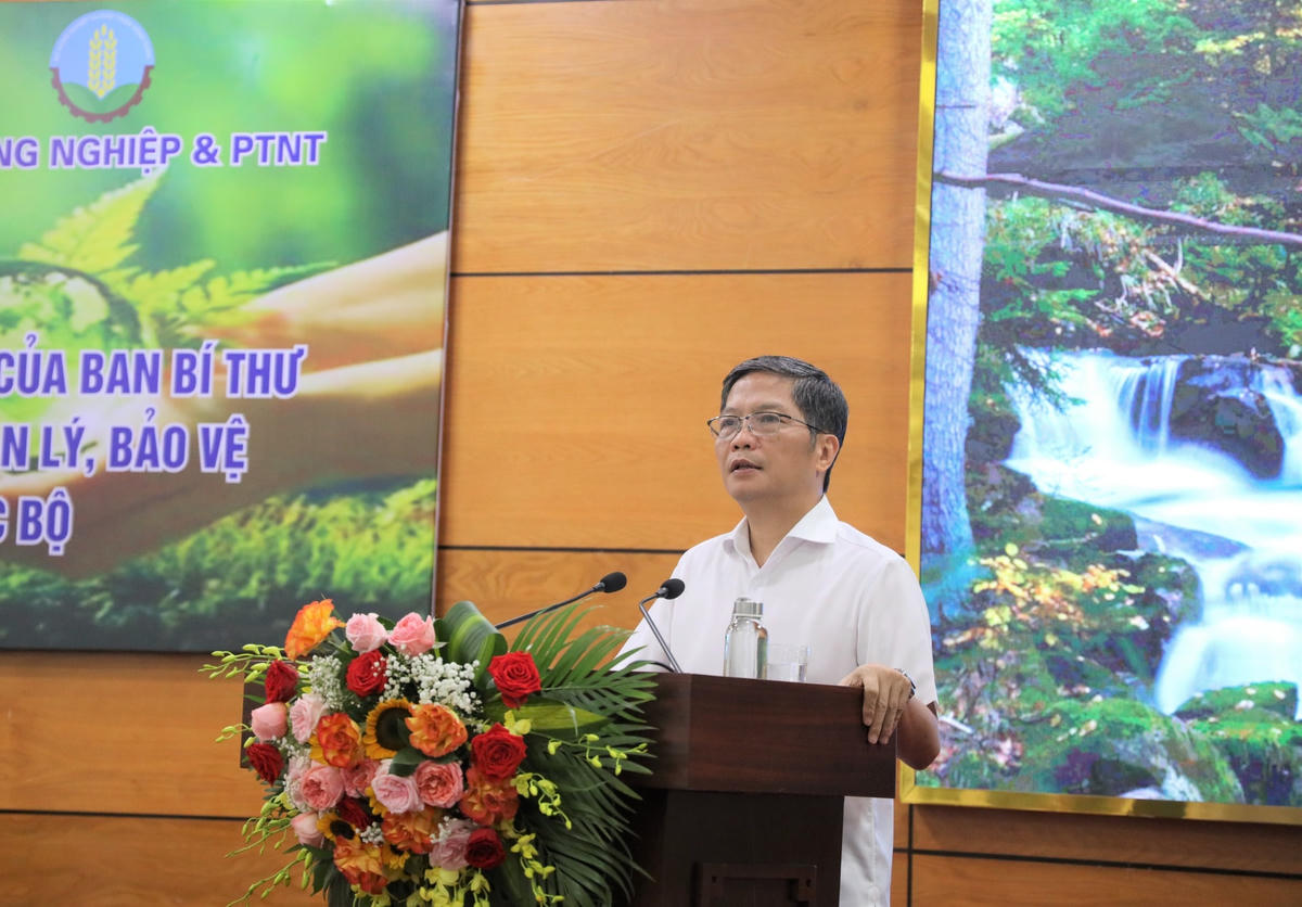 Ông Trần Tuấn Anh, Trưởng Ban Kinh tế Trung ương, Trưởng Ban Chỉ đạo sơ kết 5 năm Chỉ thị 13 phát biểu kết luận