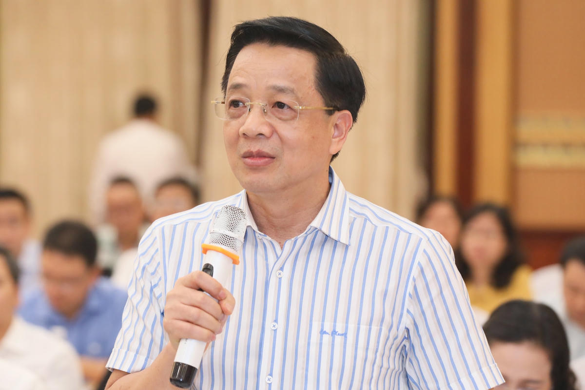 Ông Nguyễn Văn Hồi, Chủ tịch Ủy ban MTTQ tỉnh Quảng Ninh phát biểu. Ảnh: Quang Vinh.