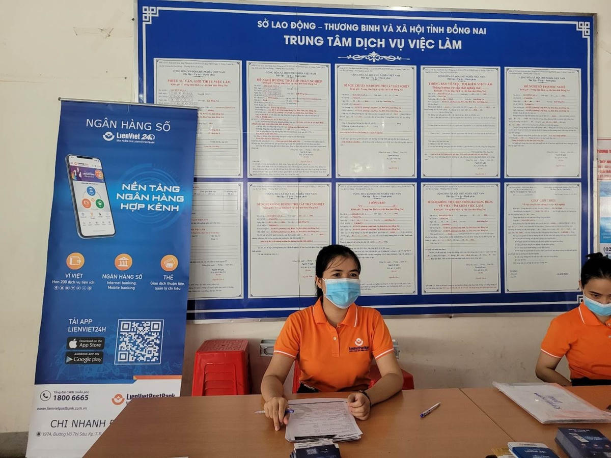 Hướng dẫn đăng ký tài khoản cá nhân cho người hưởng trợ cấp thất nghiệp tại Trung tâm Dịch vụ việc làm tỉnh Đồng Nai.