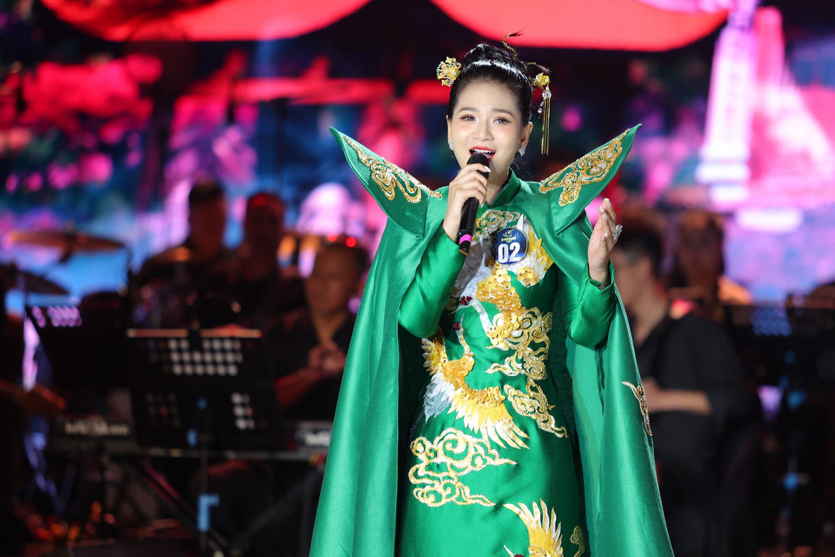 Phần trình diễn của thí sinh Thu An. 