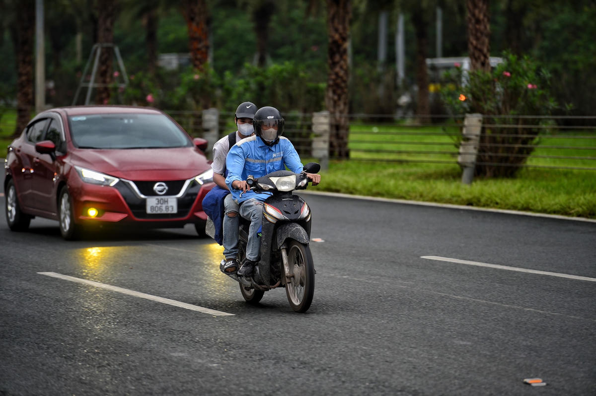 Một số trường hợp vi phạm sau khi nhìn thấy lực lượng chắc năng đã tăng tốc độ bỏ chạy.