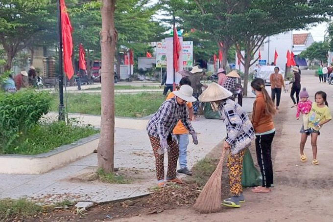 Tuyến đường khu dân cư tự quản về bảo vệ môi trường tai TP. Tuy Hòa.