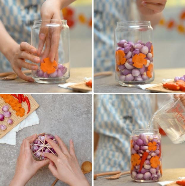 Cách muối dưa hành ngày Tết