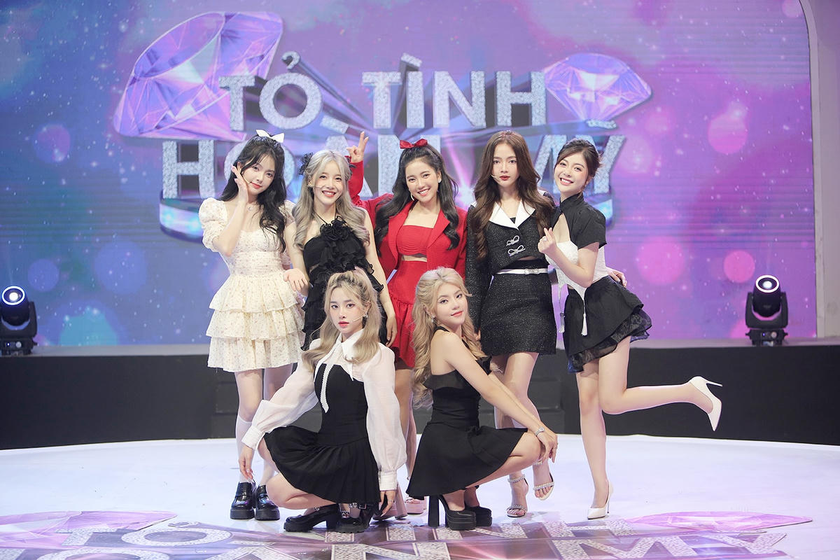 Dàn nữ khách mời xinh đẹp của Tỏ tình hoàn mỹ. Ảnh: Perfect Universe. 