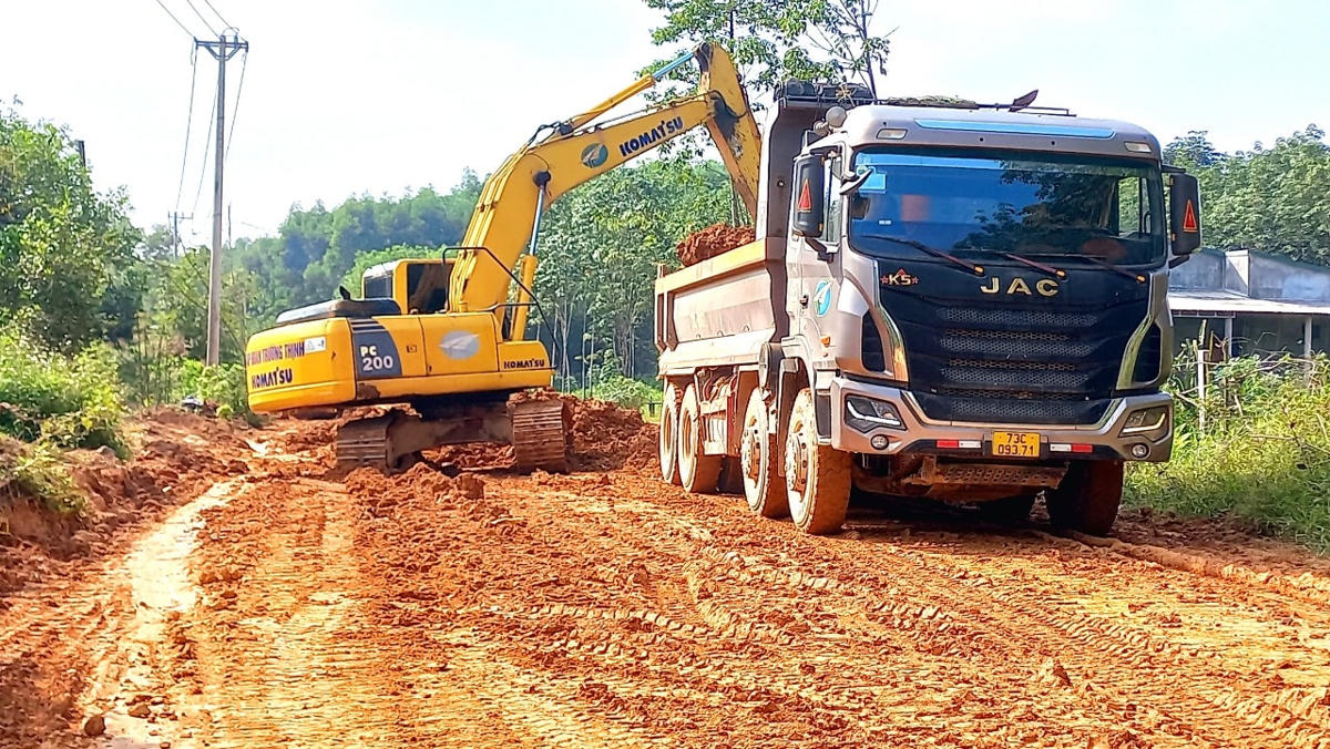 Năm 2023, dự kiến tỉnh Quảng Trị cần khoảng 4,2 triệu m3 đất làm VLSL.